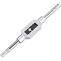 sourcing map Manija de llave de grifo M1-M8 Llave de roscado de Barra ajustable de grifos de soporte recto